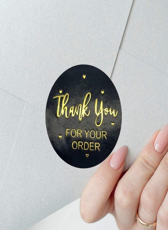 53 Arts Thank You Stickers - Round 500 Pcs in 1 Roll, Random Designs for Packaging, Gifts & Decorations - Image 3